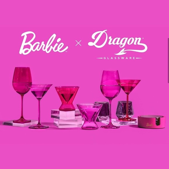 Barbie X Dragon Glassware Wine Glasses - Picture 4 of 5